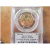 Image 1 : 2011-D GARFIELD DOLLAR PCGS MS65 POS. A 1ST DAY ISSUE