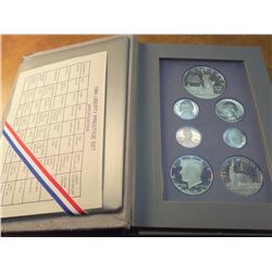 1986 US PRESTIGE PROOF SET STATUE OF LIBERTY NO BOX