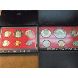 1979 & 1982 US PROOF SETS (WITH BOXES)