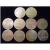 Image 1 : 10 ASSORTED $1 CASINO GAMING TOKENS FROM CLOSED CASINOS