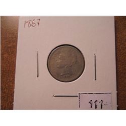 1867 THREE CENT PIECE (NICKEL)