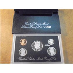 1992 US SILVER PROOF SET (WITH BOX)