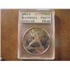 Image 1 : 1992-S OLYMPIC BASEBALL SILVER DOLLAR ACG PR69