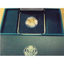 1992-W COLUMBUS QUINCENTENARY GOLD $5 PROOF ORIGINAL US MINT PACKAGING, 1/4 OZ. OF GOLD