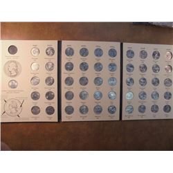 1999-2008 50 STATE COMMEMORATIVE QUARTERS ALBUM WITH 51 QUARTERS IN LITTLETON ALBUM, UNC.