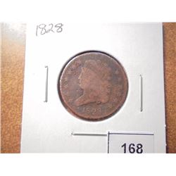 1828 US HALF CENT