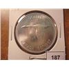 1967 CANADA FLYING GOOSE SILVER DOLLAR UNC