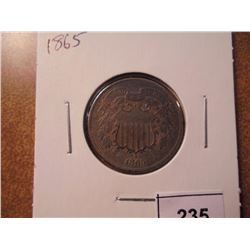 1865 US TWO CENT PIECE