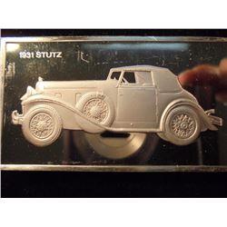 1000 GRAINS (OVER 2 OZ.) STERLING SILVER PF INGOT 1931 STUTZ