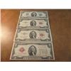 Image 1 : 1928-G,53-A & 53-B $2 US NOTES & 1976 $2 FRN THE FRN IS CRISP UNC