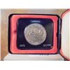 Image 1 : 1972 CANADA SILVER DOLLAR .3750 OZ. ASW ORIGINAL ROYAL CANADIAN MINT PACKAGING