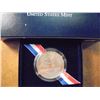 Image 1 : 2002-P OLYMPIC WINTER GAMES UNC SILVER DOLLAR ORIGINAL US MINT PACKAGING