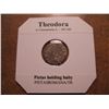Image 2 : 340 A.D. THEODORA ANCIENT COIN VERY FINE