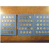 Image 1 : NEARLY COMPLETE 1938-1961 JEFFERSON NICKEL SET CONTAINS: 64 COINS INCLUDING ALL 11 35% SILVER JEFFER