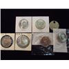 Image 1 : LOT OF 7 KENNEDY HALVES SEE DESCRIPTION 2-1964 90% SILVER UNC'S, 1966-40% SILVER JOHN F. KENNEDY HAL