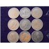 Image 2 : 9 ASSORTED GREAT BRITAIN LARGE PENNIES DATE RANGE 1893-1918