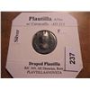 Image 1 : 211 A.D. PLAUTILLA SILVER ANCIENT COIN (FINE)