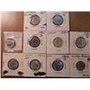 Image 1 : 10 NICE JEFFERSON NICKELS SEE DESCRIPTION 1938-D AU, 1938-S UNC, 1940 UNC, 1941-D UNC, 1943-P WAR NI