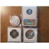 Image 2 : NICE 4 COIN LOT SEE DESCRIPTION 2015 AMERICAN SILVER EAGLE UNC, 2000-S NEW HAMPSHIRE QUARTER NGC PF6