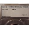 Image 2 : 1995-S OLYMPIC BASEBALL HALF DOLLAR SEGS SLAB