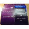 Image 1 : DECADE RUN OF 1980'S US PROOF SETS WITH BOXES 1980-1989, 10 SETS TOTAL