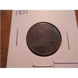 1835 US HALF CENT