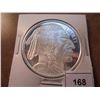 Image 1 : 1 TROY OZ .999 FINE SILVER ROUND BUFFALO / INDIAN