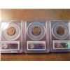 Image 2 : 1916,39-D & 44 LINCOLN CENTS ALL PCGS UNC DETAILS