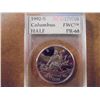 Image 1 : 1992-S COLUMBUS HALF DOLLAR ACG SLAB