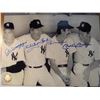Image 2 : 8X10 SIGNED PHOTO OF 4 SPORTS LEGENDS WITH CERT. AND PHOTO OF ONE OF THEM SIGNING. JOE DIMAGGIO, WHI
