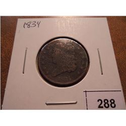 1834 US HALF CENT