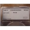 Image 2 : 1989-S US CONGRESS HALF DOLLAR SEGS SLAB