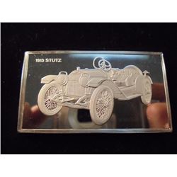 1000 GRAINS (OVER 2 OZ.) STERLING SILVER PF INGOT 1913 STUTZ