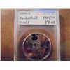 Image 1 : 1995-S OLYMPIC BASKETBALL HALF DOLLAR ACG SLAB