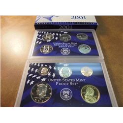 2001 US PROOF SET (WITH BOX)