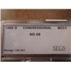 Image 2 : 1989-D CONGRESSIONAL SILVER DOLLAR SEGS SLAB