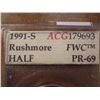 Image 2 : 1991-S MT. RUSHMORE HALF DOLLAR ACG SLAB