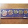 Image 2 : 1967 US SPECIAL MINT SET WITHOUT BOX 40% SILVER JOHN F. KENNEDY HALF DOLLAR