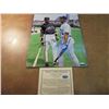 Image 1 : BONDS & GRIFFEY JR. 8X10 SIGNED PIC. AND SCM CERT. NO GUARANTEE OF AUTHENTICITY BY BIDALOT