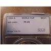 Image 2 : 1994-S WORLD CUP SILVER DOLLAR SEGS SLAB