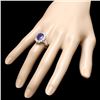 Image 3 : 14k Gold 3.50ct Tanzanite 1.20ct Diamond Ring