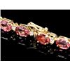 Image 3 : 14k 15.00ct Tourmaline 0.80ct Diamond Bracelet