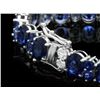 Image 3 : 14k Gold 23ct Sapphire 1.60ct Diamond Bracelet