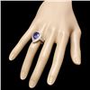 Image 3 : 14k Gold 4.00ct Tanzanite 1.15ct Diamond Ring