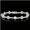 Image 1 : 18k White Gold 6.80ct Diamond Bracelet