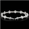 Image 2 : 18k White Gold 6.80ct Diamond Bracelet