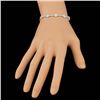 Image 8 : 18k White Gold 6.80ct Diamond Bracelet