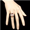 Image 4 : 14k Gold 8.80ct Morganite 1.10ct Diamond Ring