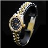 Image 2 : Rolex Two-Tone DateJust 26mm Diamond Dial & Bezel Aprox. 1.1 cts. (4) Sapphires Womens Wristwatch