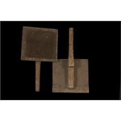 Two 19TH C. Wool Carders 16 1/2" L. 9 3/4" W. Fair Condition…